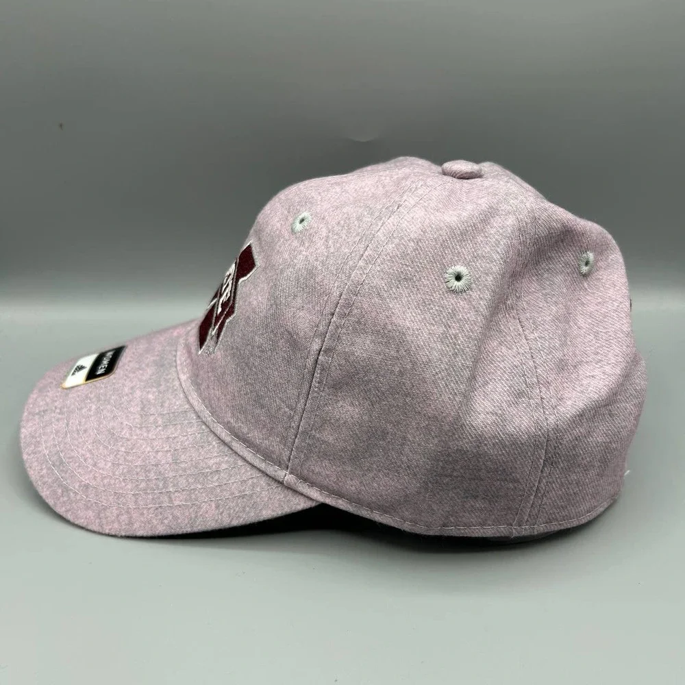 Mississippi State Bulldogs Hat Women Embroidered Adidas Strap Back‎ Cap New